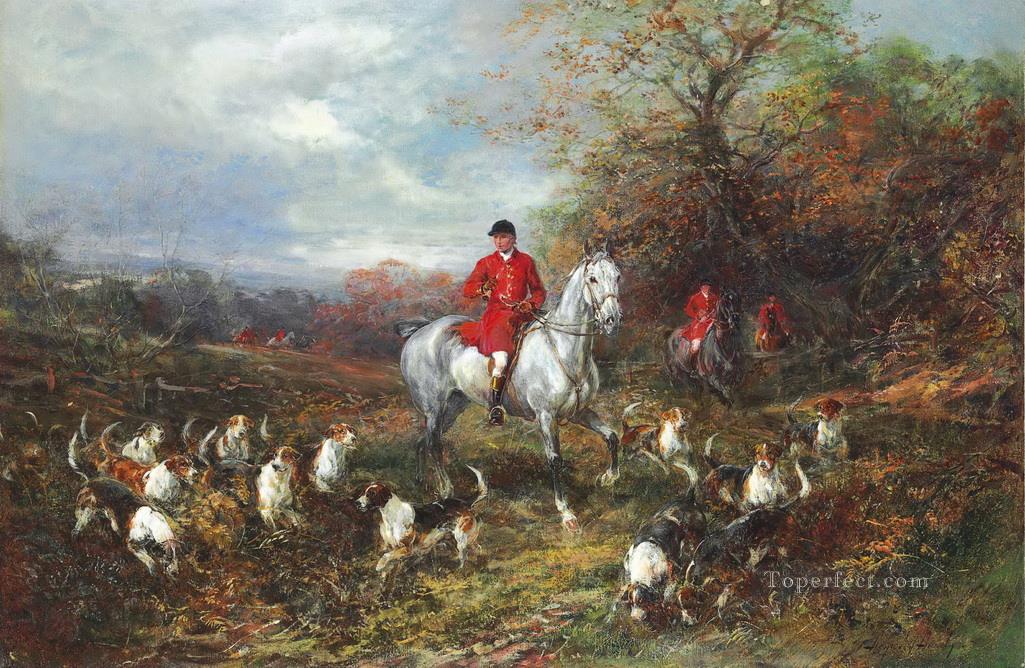 Drawing Cover Heywood Hardy horse riding Oil Paintings